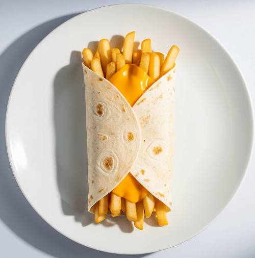 Chips & Cheese In Tortilla Wrap 